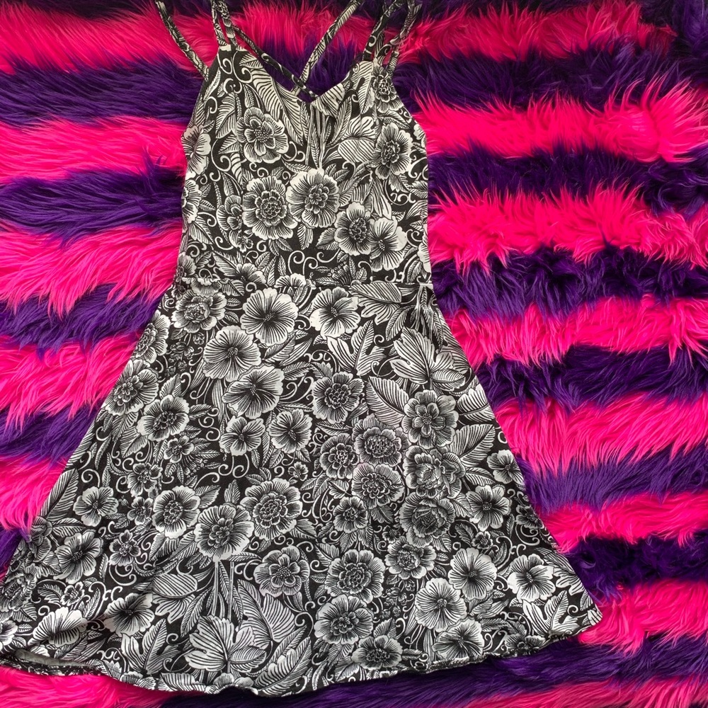 Aeropostale Floral Skater Dress